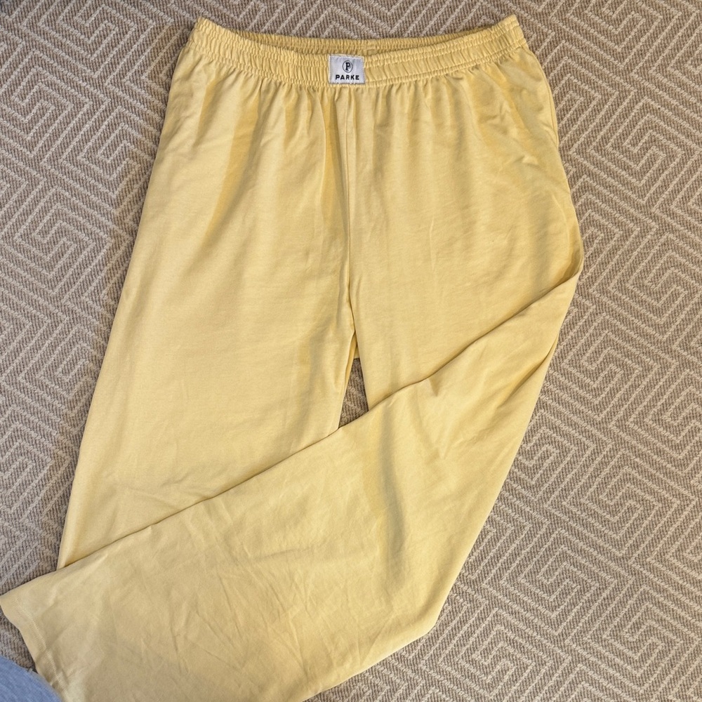 Parke Butter Yellow Sweatpants
